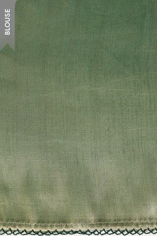 Green Printed Viscose Tissue Saree thumbnail image number null