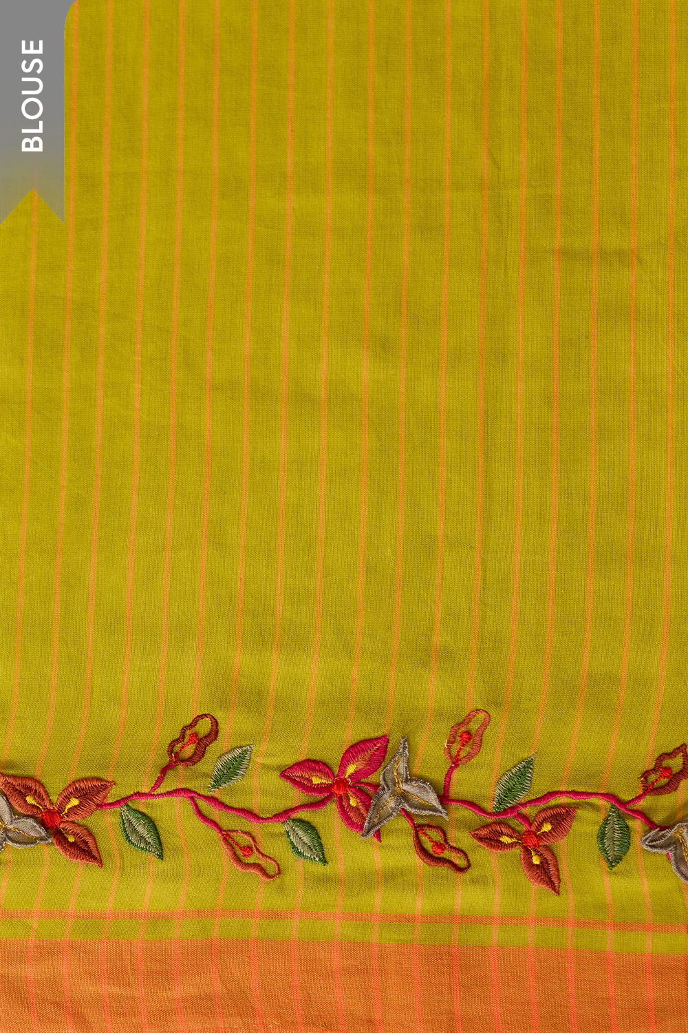 Light Green Bengal Pure Cotton Embroidered Saree image number null