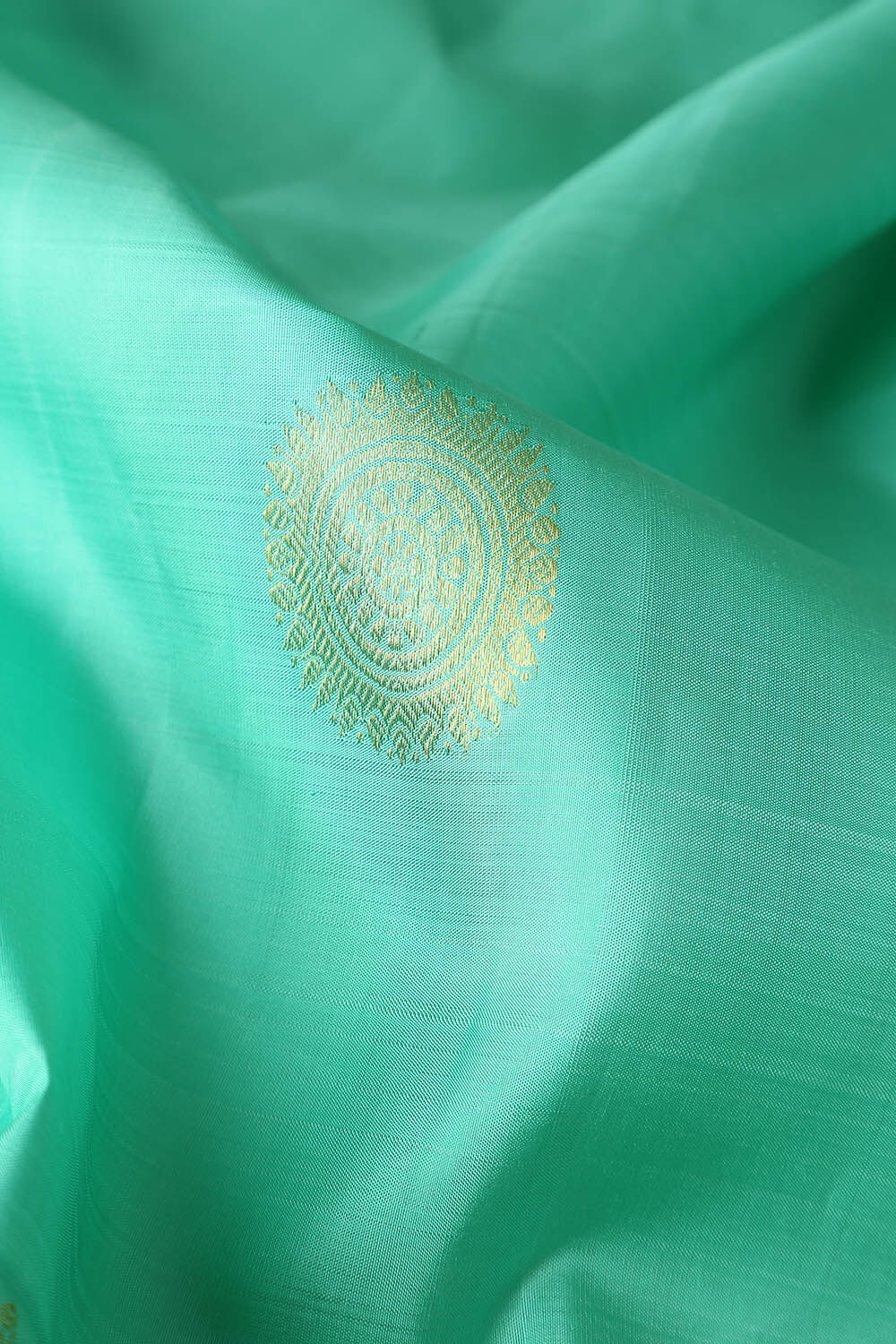 Light Green Pure Silk Kanjivaram Saree image number null