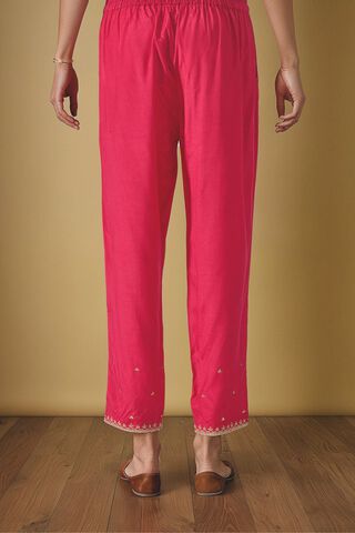 Pink Viscose Aari Trouser thumbnail image number null