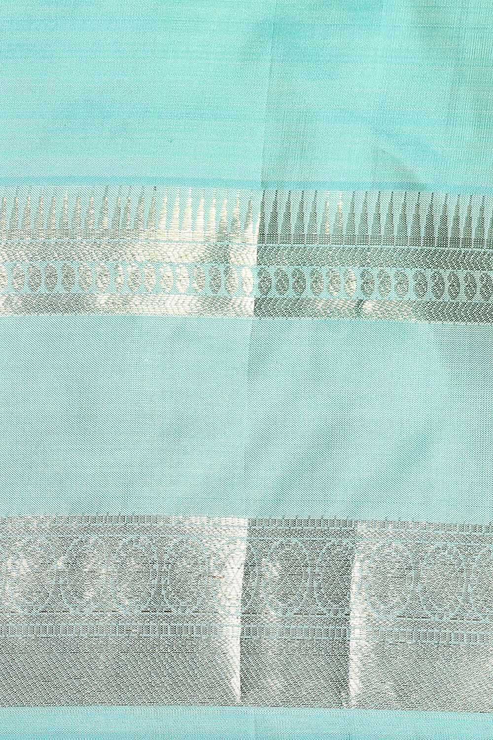 Light Green Pure Silk Kanjivaram Saree image number null