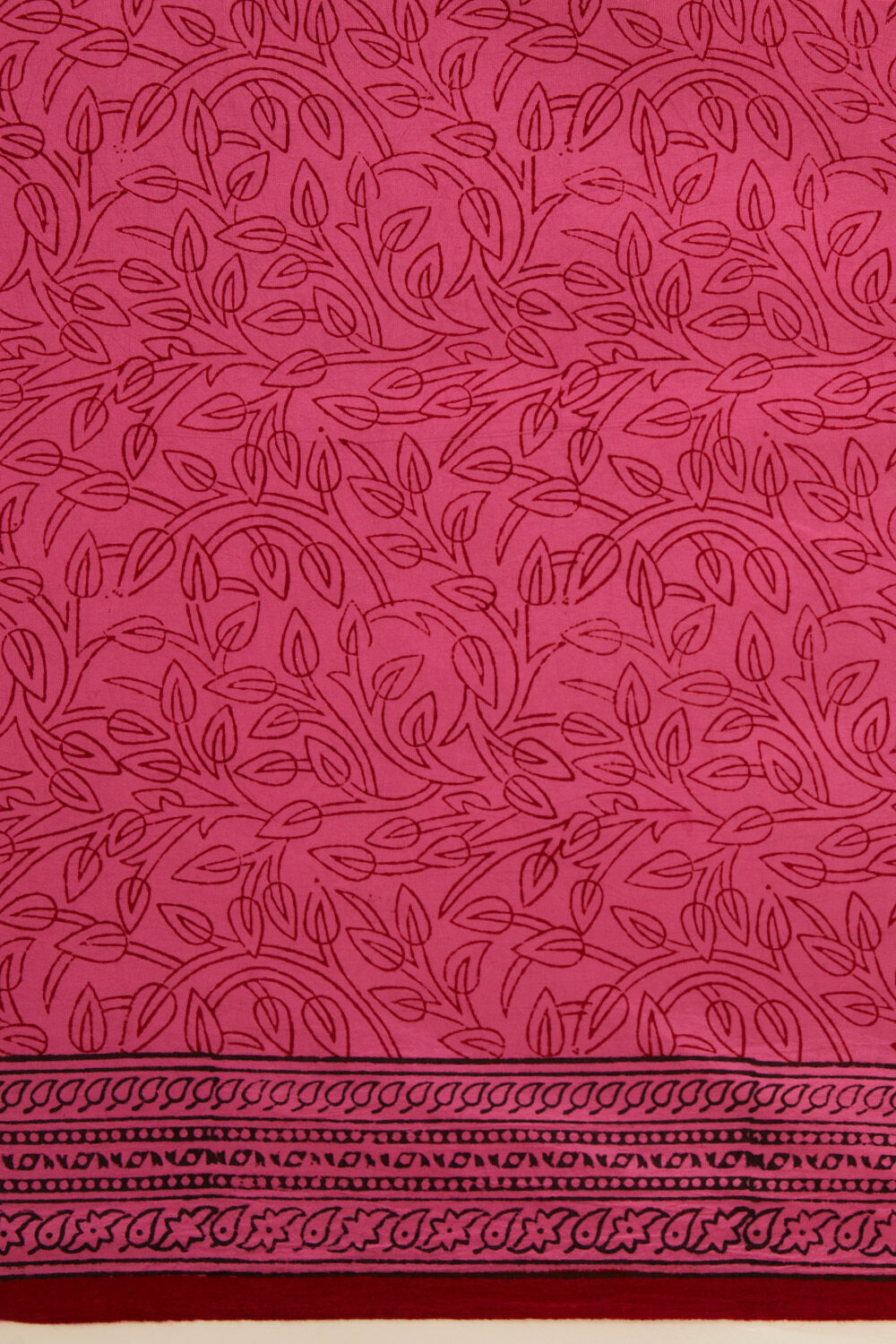 Pink Pure Cotton Bagh Printed Saree image number null