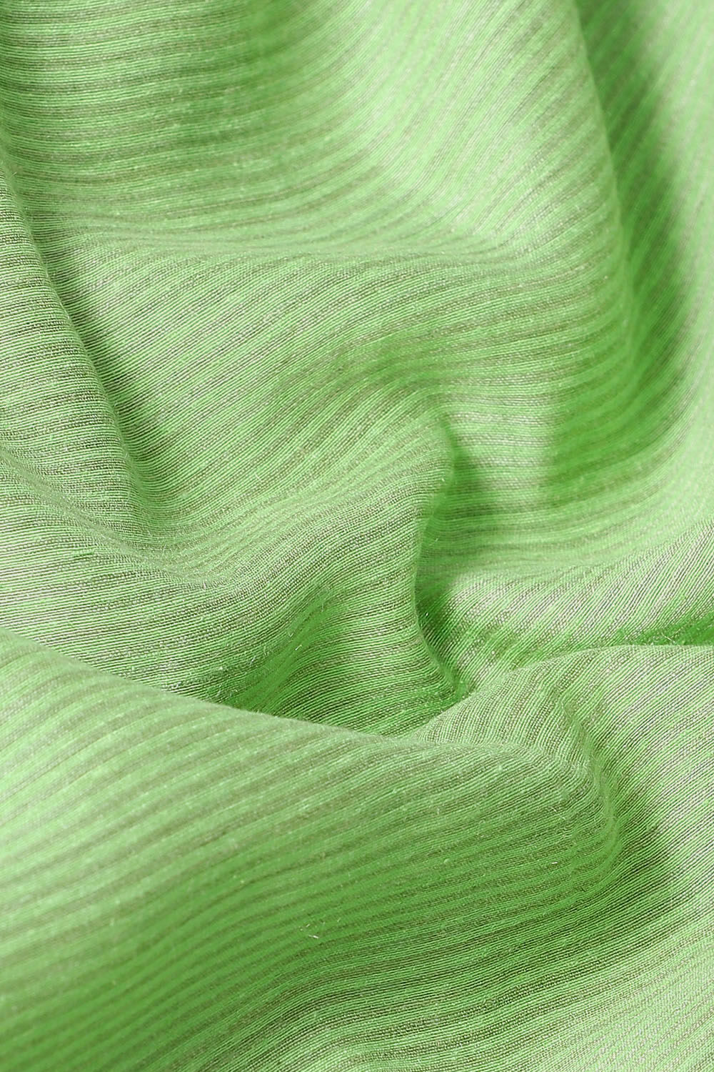 Green Pure Silk Tussar Bhagalpuri Saree image number null