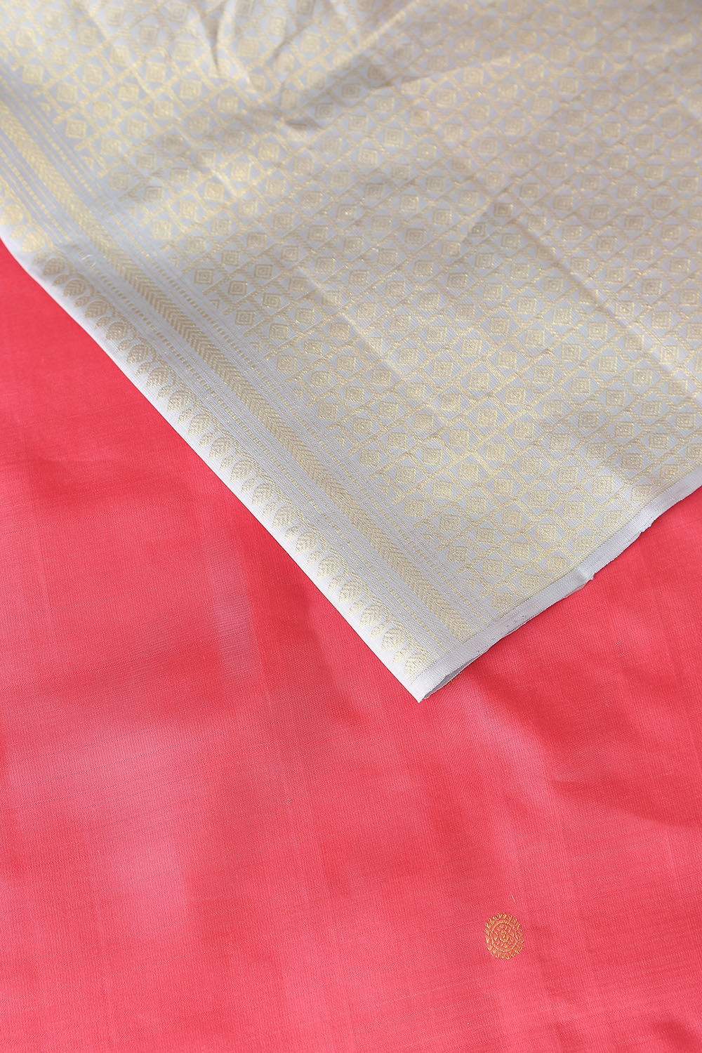 Pink Pure Silk Kanjivaram Saree image number null