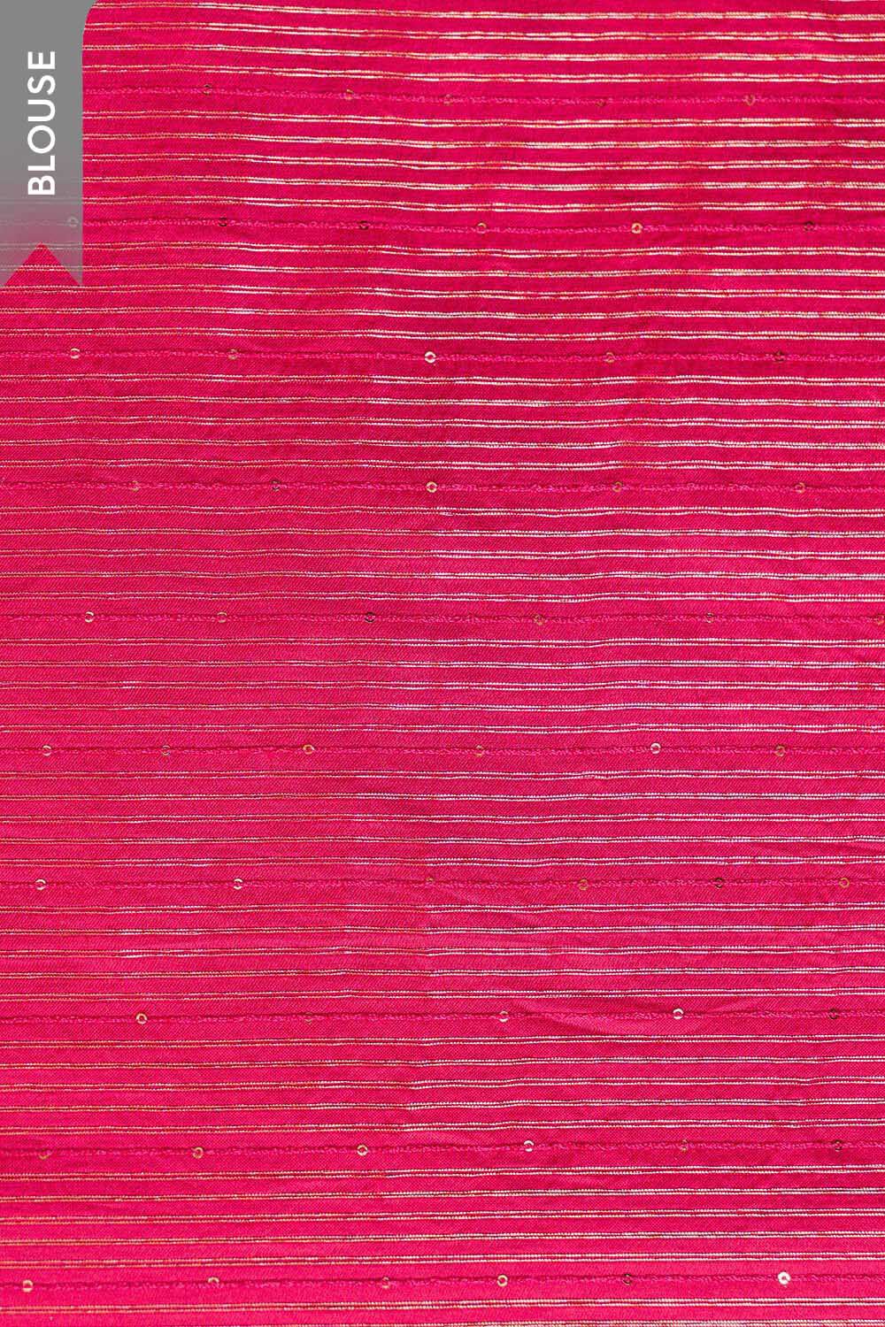 Pink Embroidered Pure Viscose Saree image number null