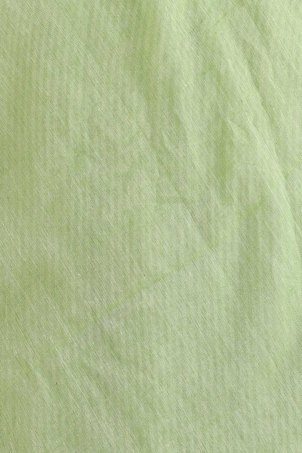 Light Pure Green Cotton Bengal Saree image number null
