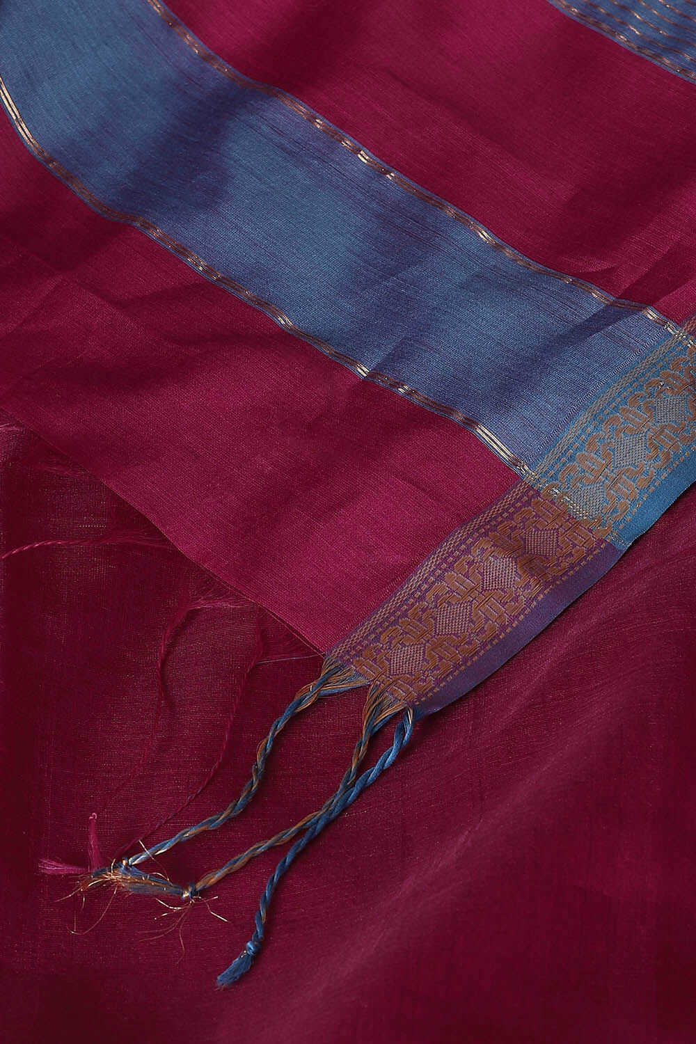 Pink Pure Silk Cotton Maheswari Saree image number null