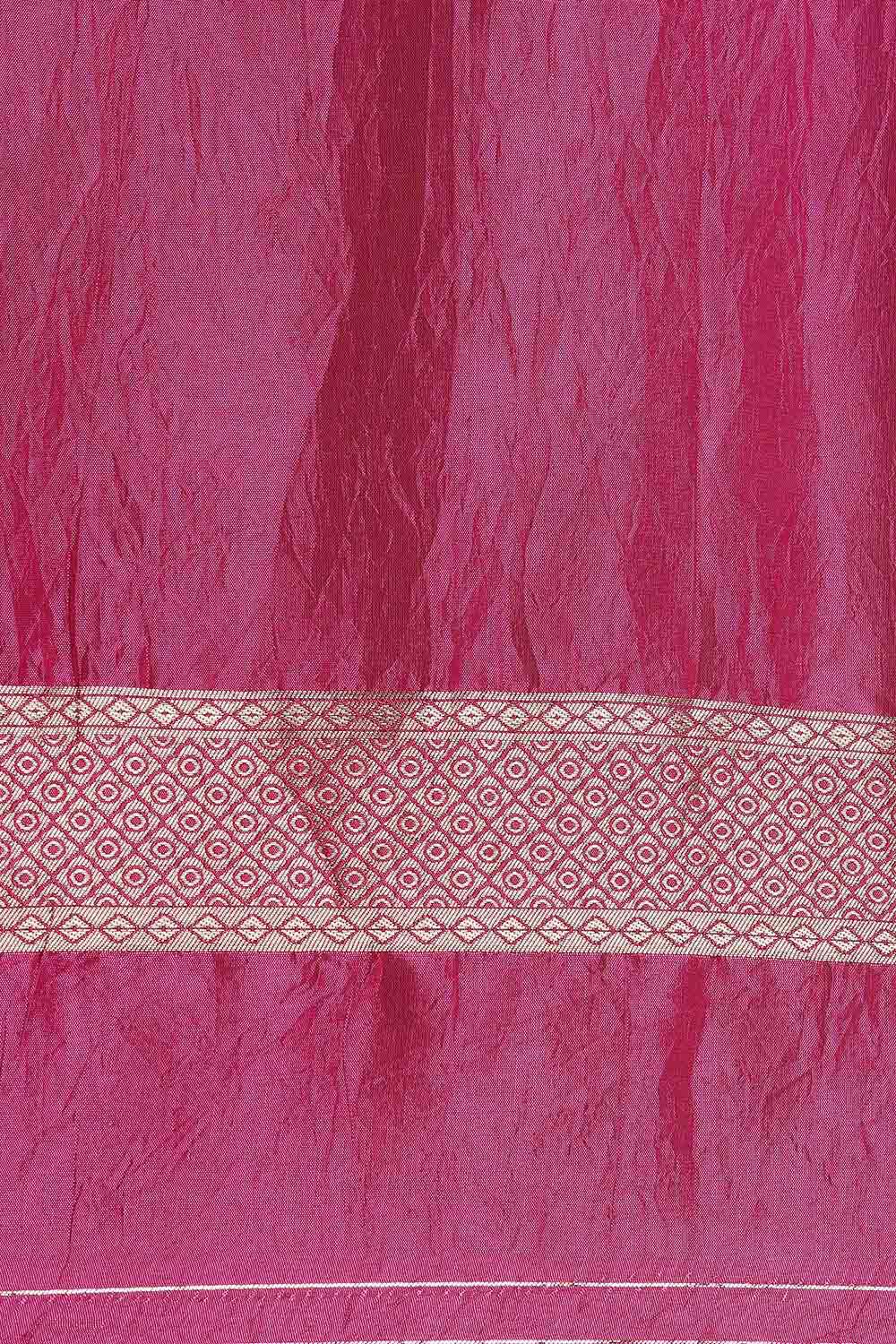 Pink Luxe Woven Saree image number null