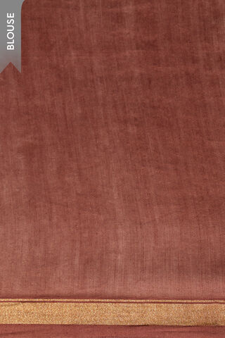 Brown Rajasthan Pure Silk Cotton Tie & Dye Shibori Saree thumbnail image number null