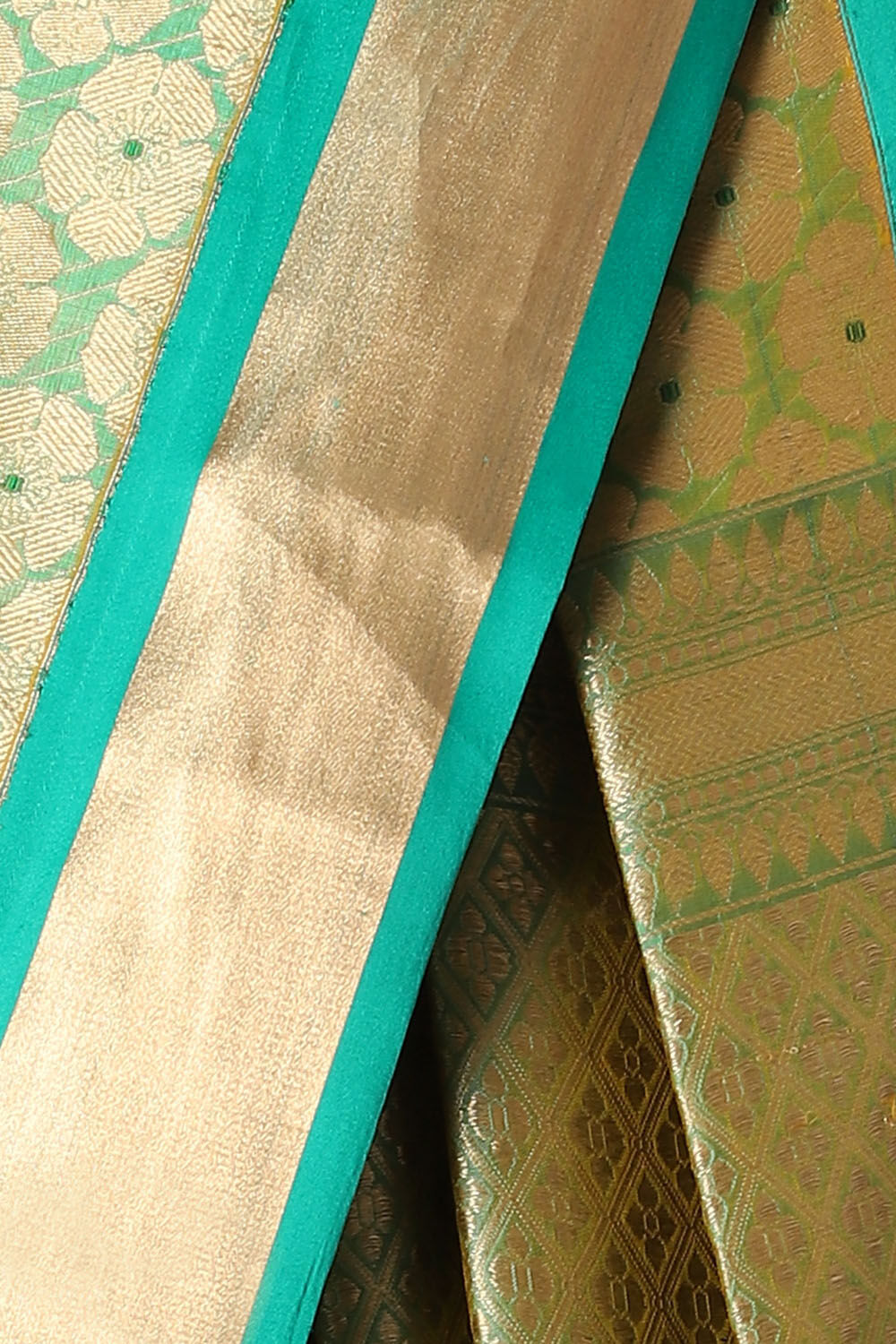 Light Green Pure Silk Banarasi Brocade Saree image number null