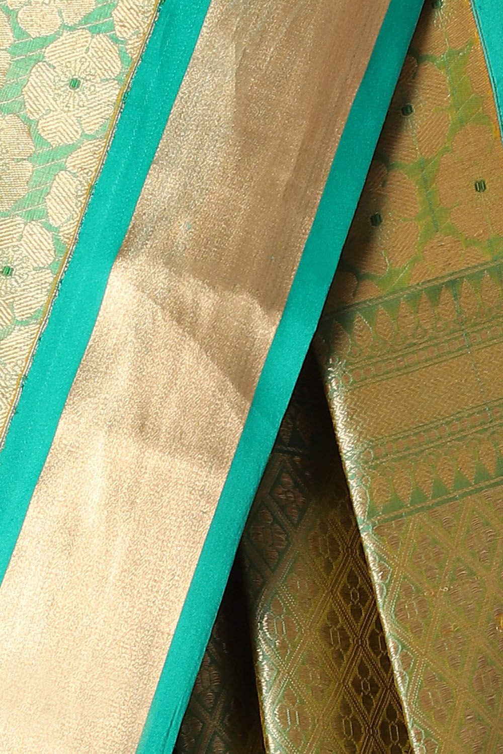 Light Green Pure Silk Banarasi Brocade Saree image number null