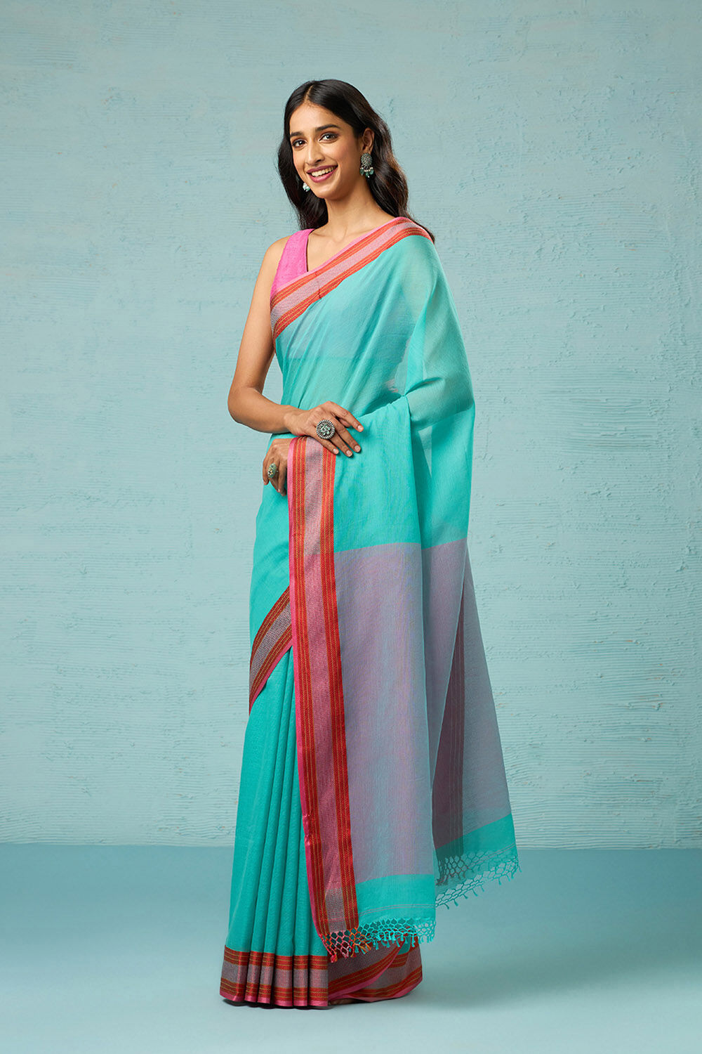 Fancy cotton ki saree 2025