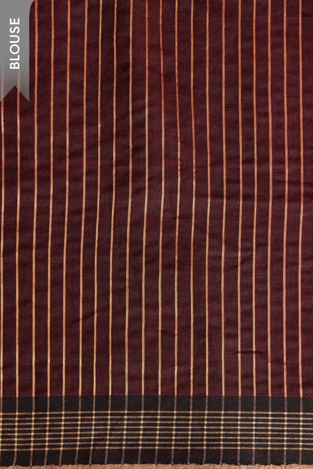 Red Bhagalpur Woven Pure Tussar Silk Saree image number null