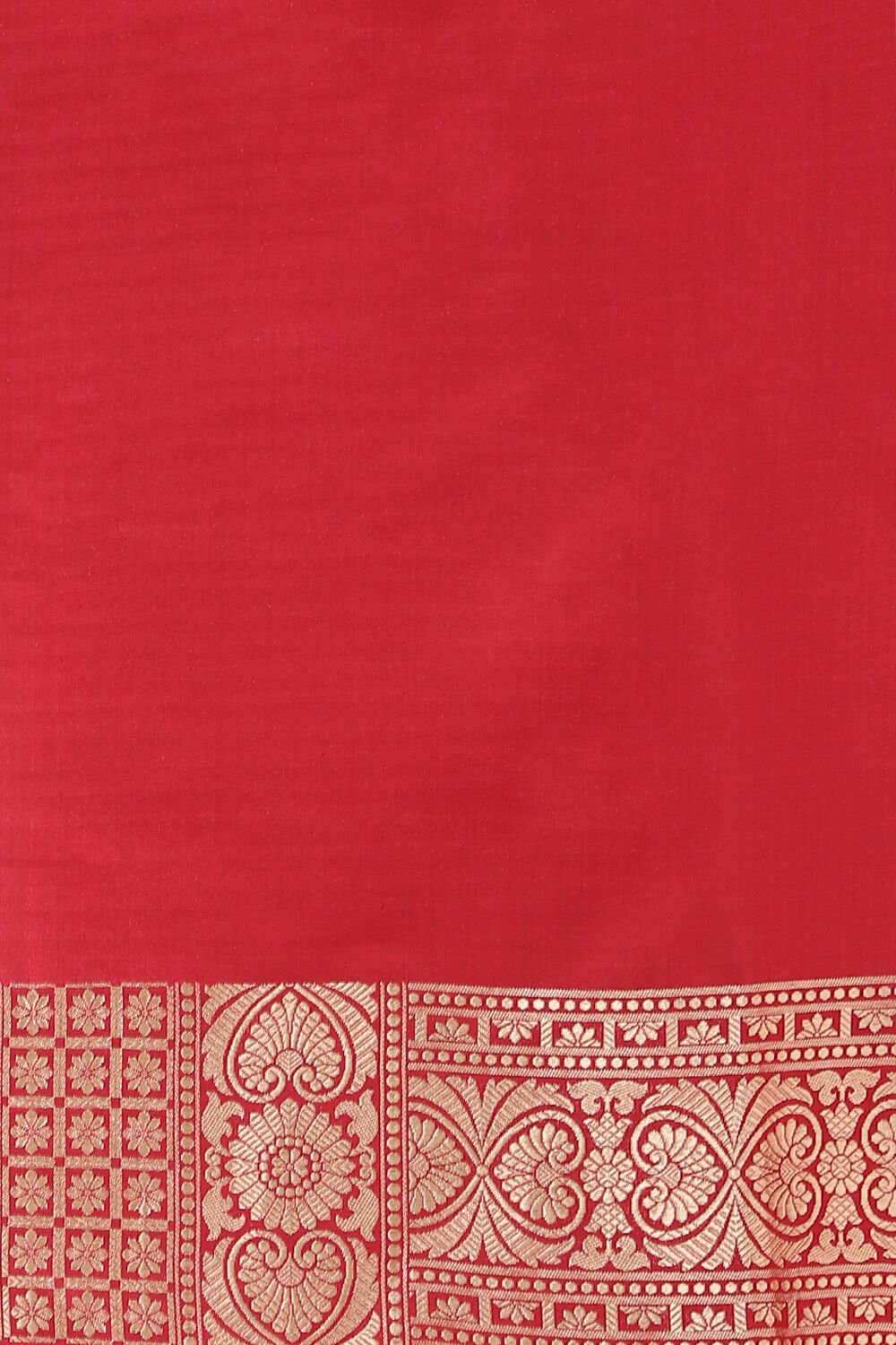 Dark Red Pure Silk Banarasi Saree image number null