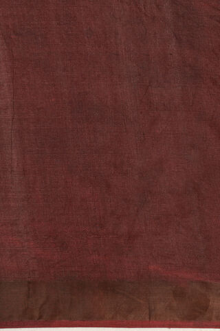 Brown Tussar Hand Painted Saree thumbnail image number null