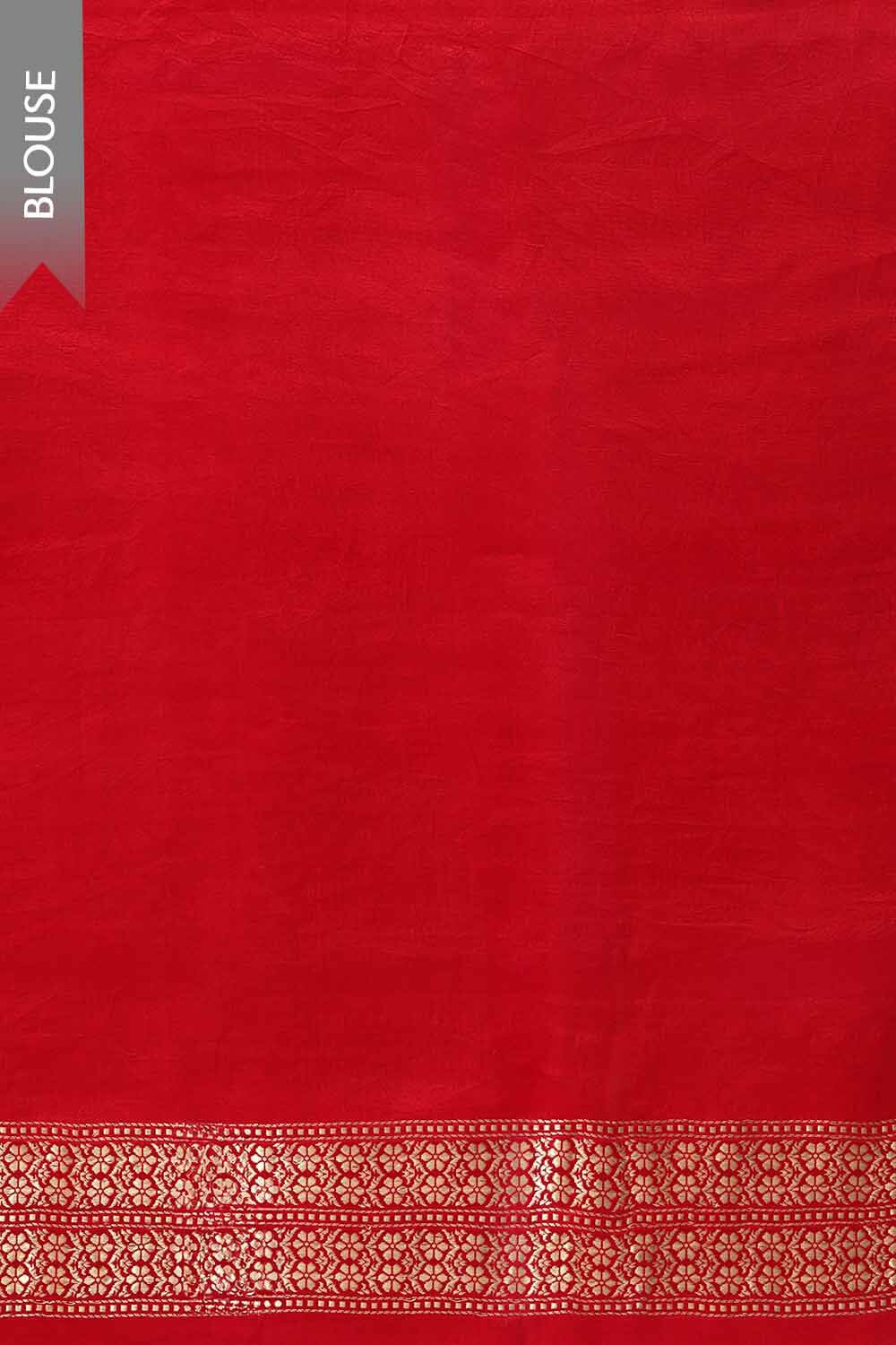 Dark Red Pure Silk Kadwa Banarasi Saree image number null