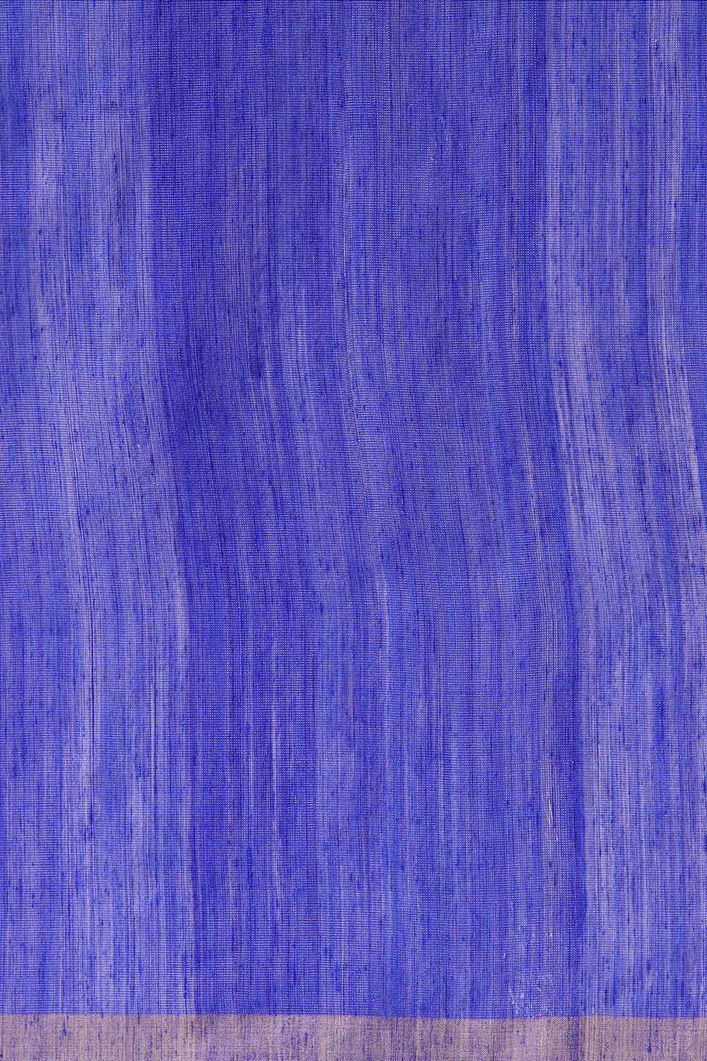 Blue Pure Silk Vanya Bengal Saree image number null