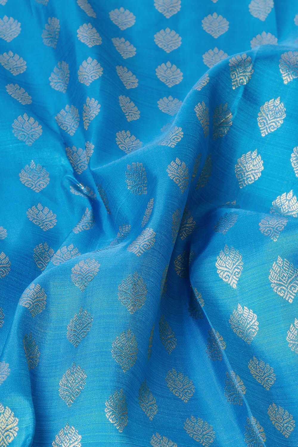 Blue Pure Silk Kanjivaram Saree image number null