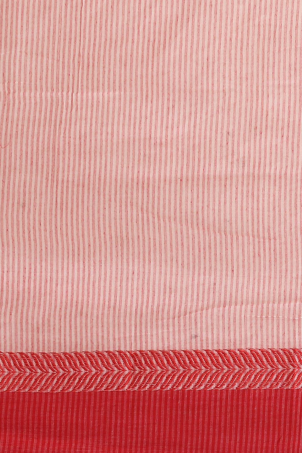 Red Pure Cotton Bengal Saree image number null