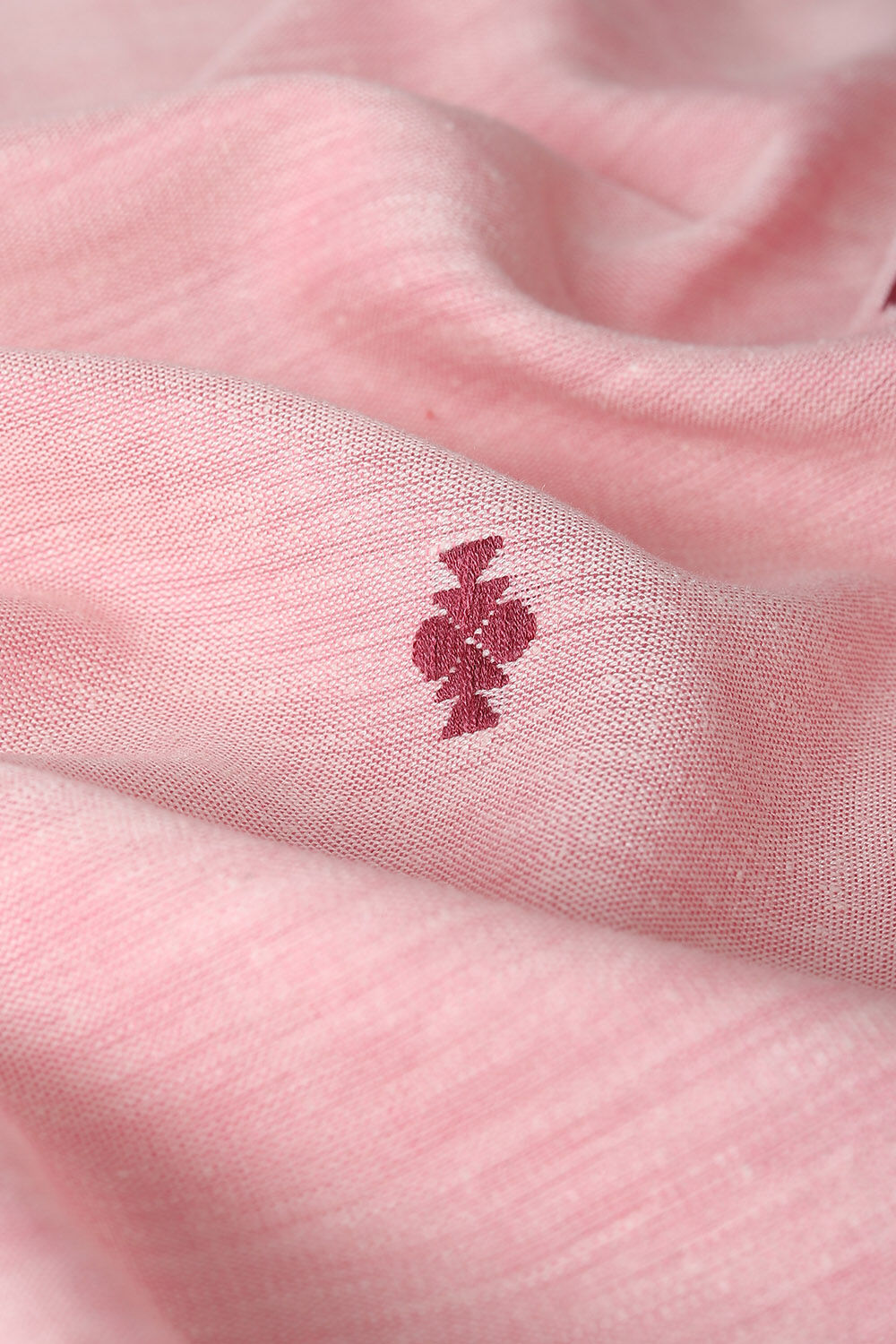 Light Pink Modal Eri Assam Saree image number null