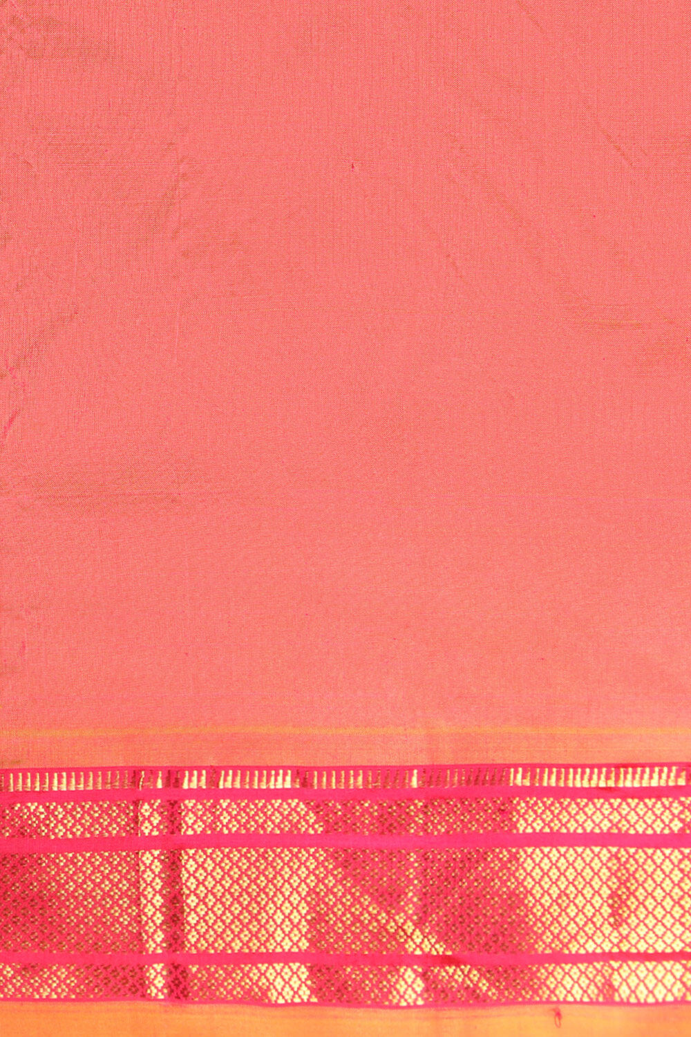 Pink Tapestry Pure Silk Paithani Saree image number null