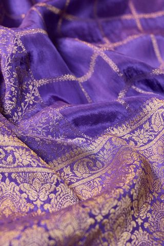 Purple Woven Pure Viscose Saree thumbnail image number null