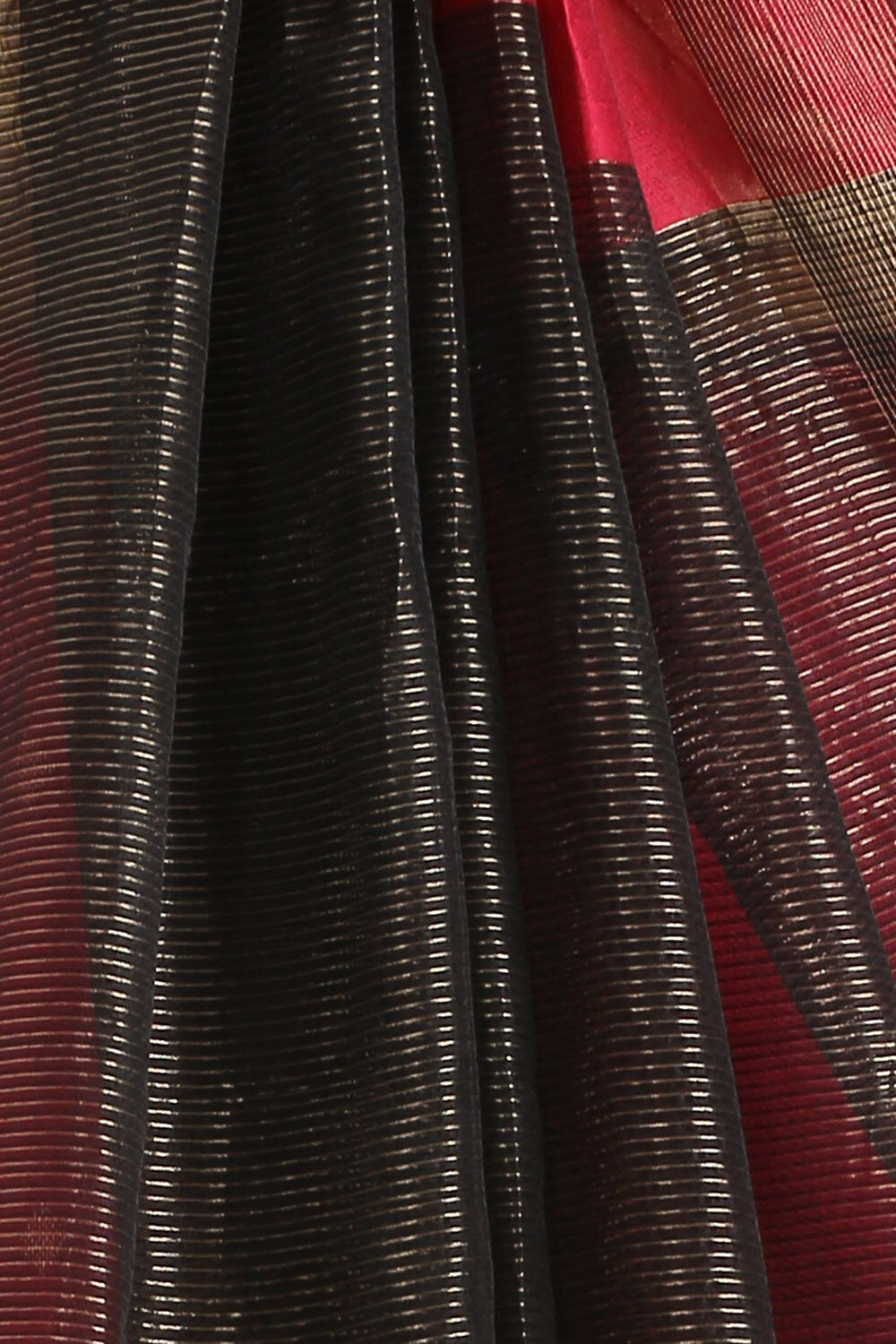 Pink Pure Silk Cotton Bengal Saree image number null
