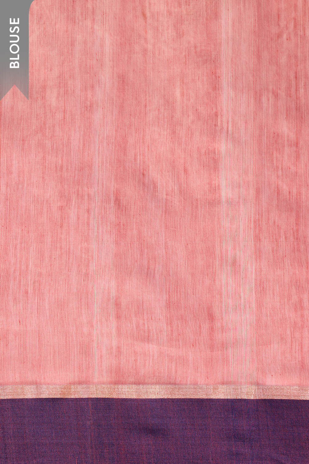 Dark Pink Eknaliya Pure Silk Cotton Chanderi Saree image number null