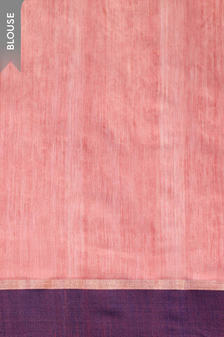 Dark Pink Eknaliya Pure Silk Cotton Chanderi Saree thumbnail image number null
