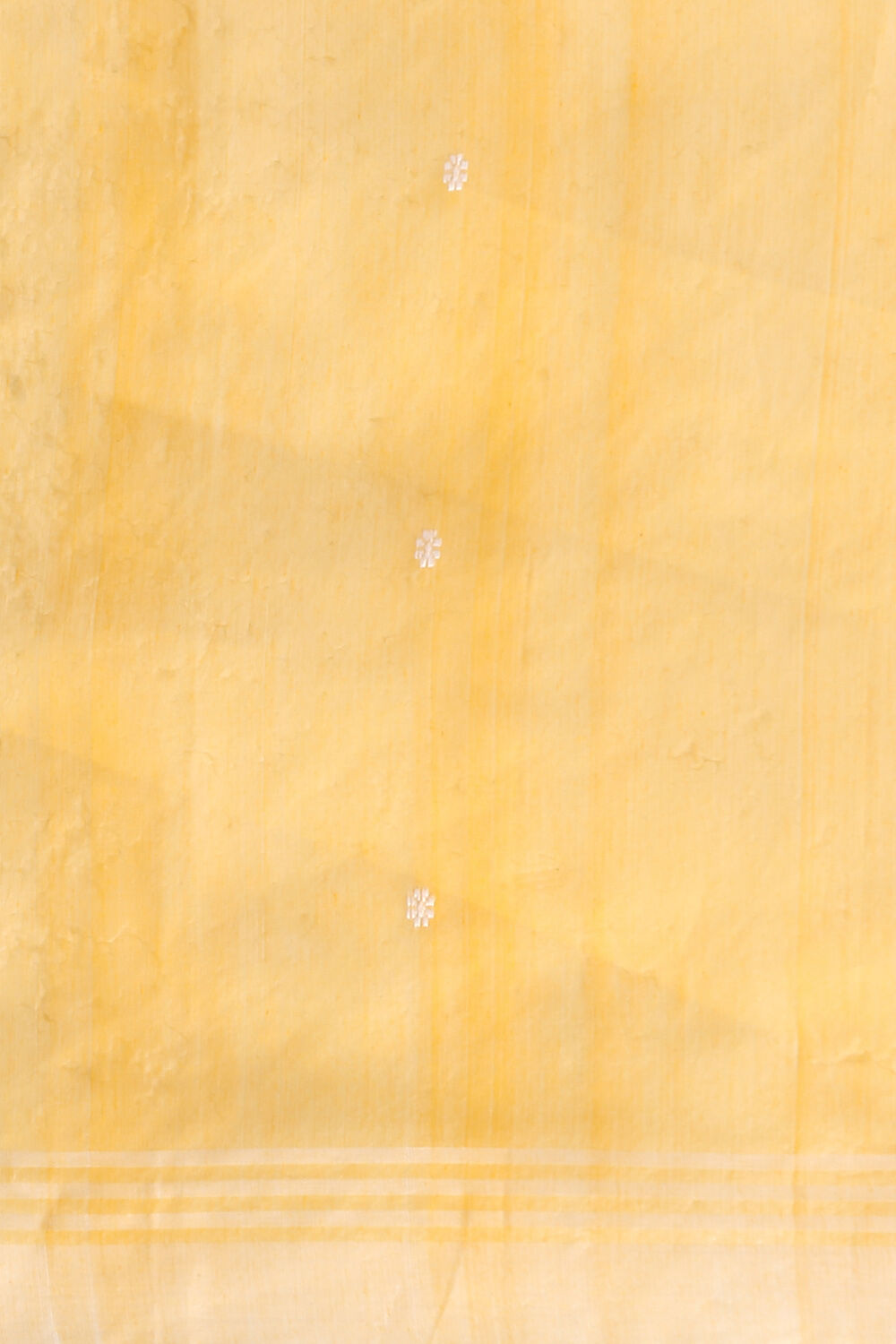 Yellow Pure Silk Cotton Chanderi Saree image number null