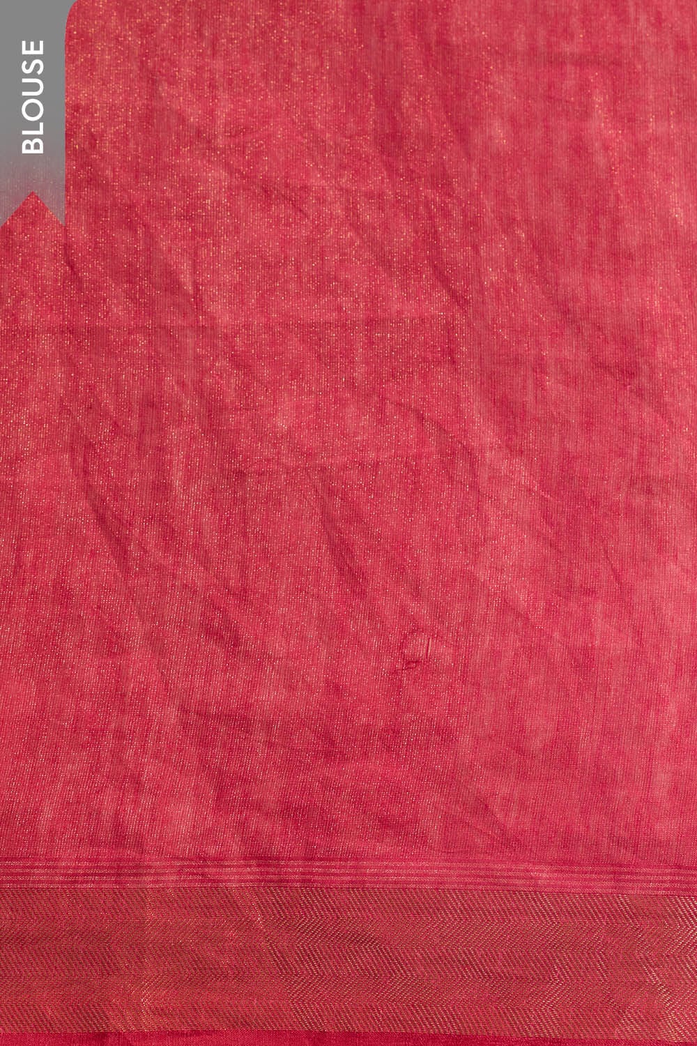 Dark Pink Tissue Lyocell Linen Embroidered Saree image number null
