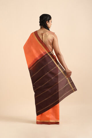 Light Orange Pure Soft Silk Saree thumbnail image number null