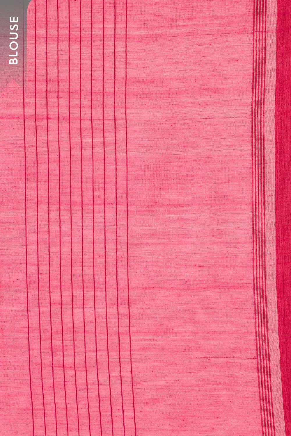 Pink Bengal Pure Cotton Jamdani Saree image number null