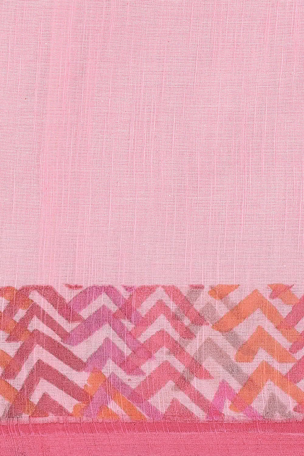 Pink Pure Cotton Printed Saree image number null