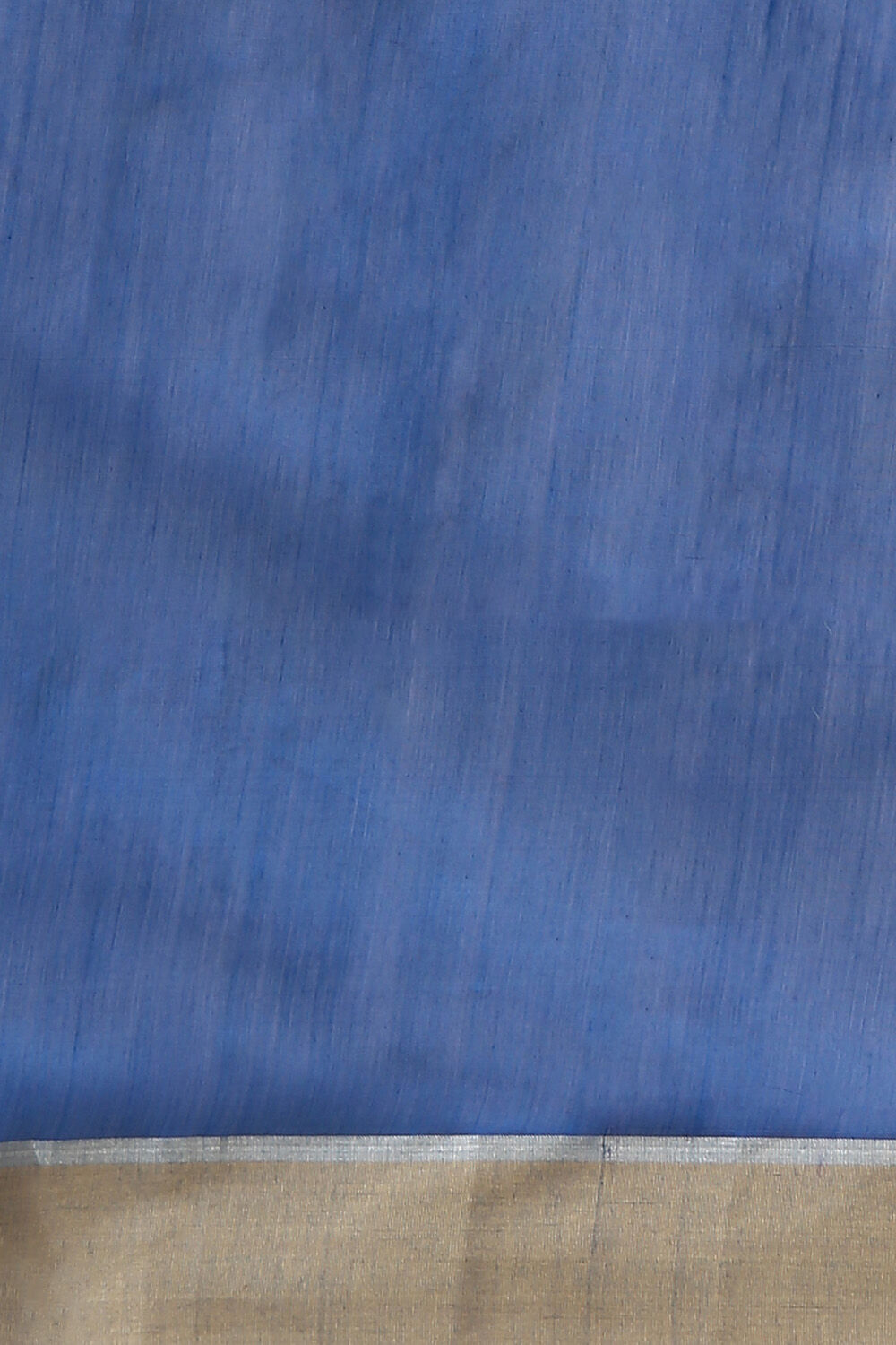 Blue Pure Silk Cotton Chanderi Saree image number null