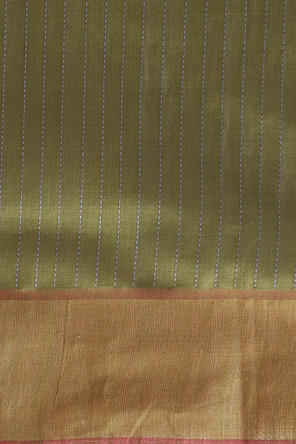 Light Green Pure Tussar Silk Bhagalpuri Saree image number null