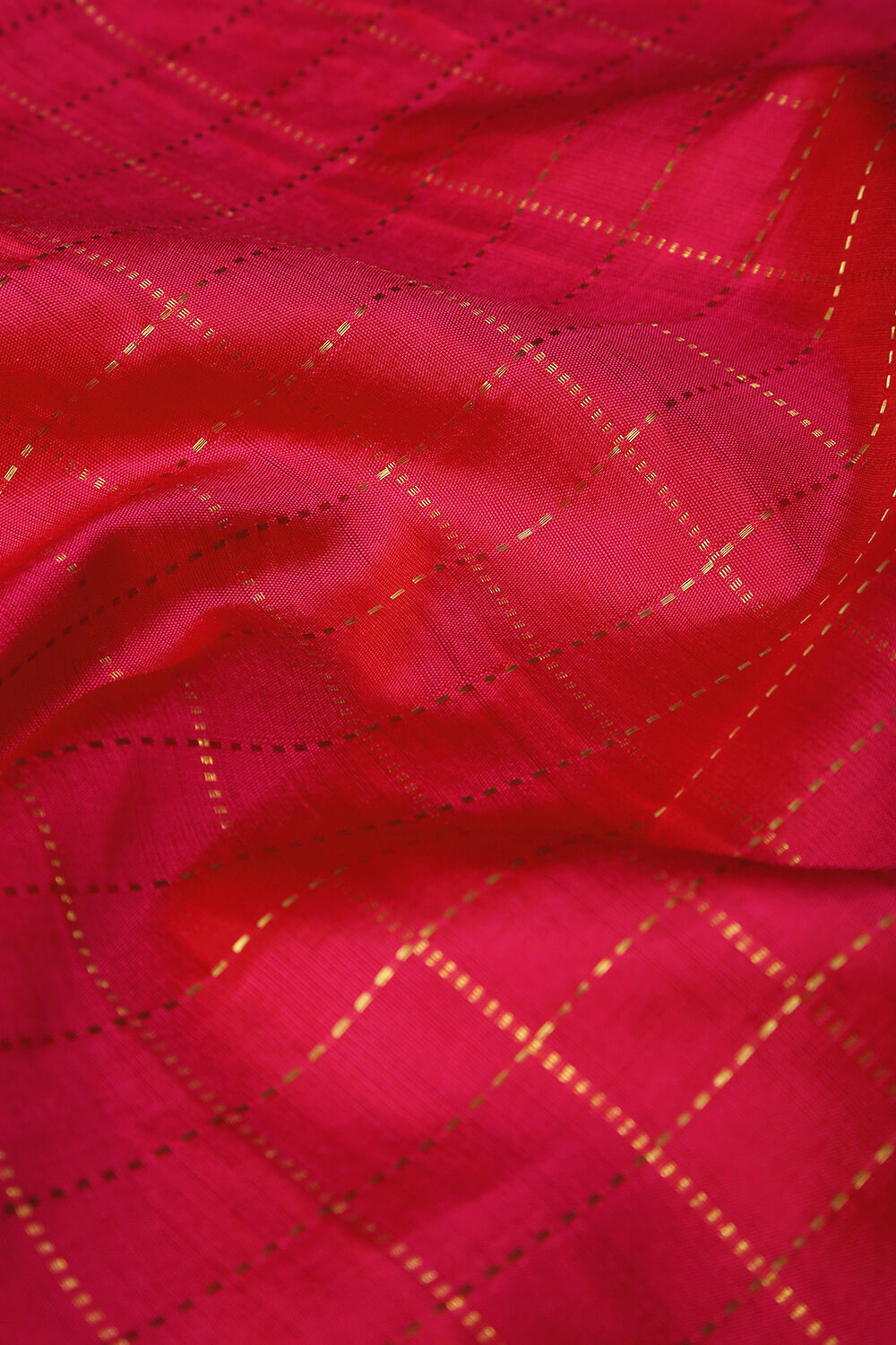 Fuchsia Pink Pure Silk Kanjeevaram Dupatta image number null