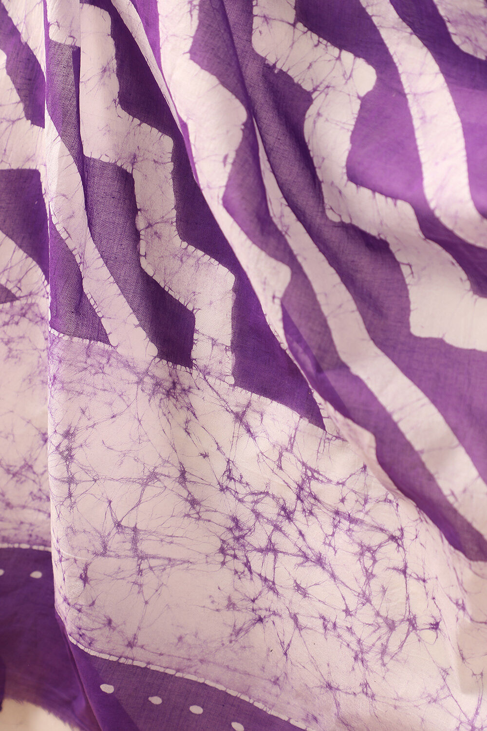 Violet Ujjain Pure Cotton Printed Saree image number null