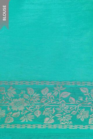 Blue Woven Pure Viscose Saree thumbnail image number null