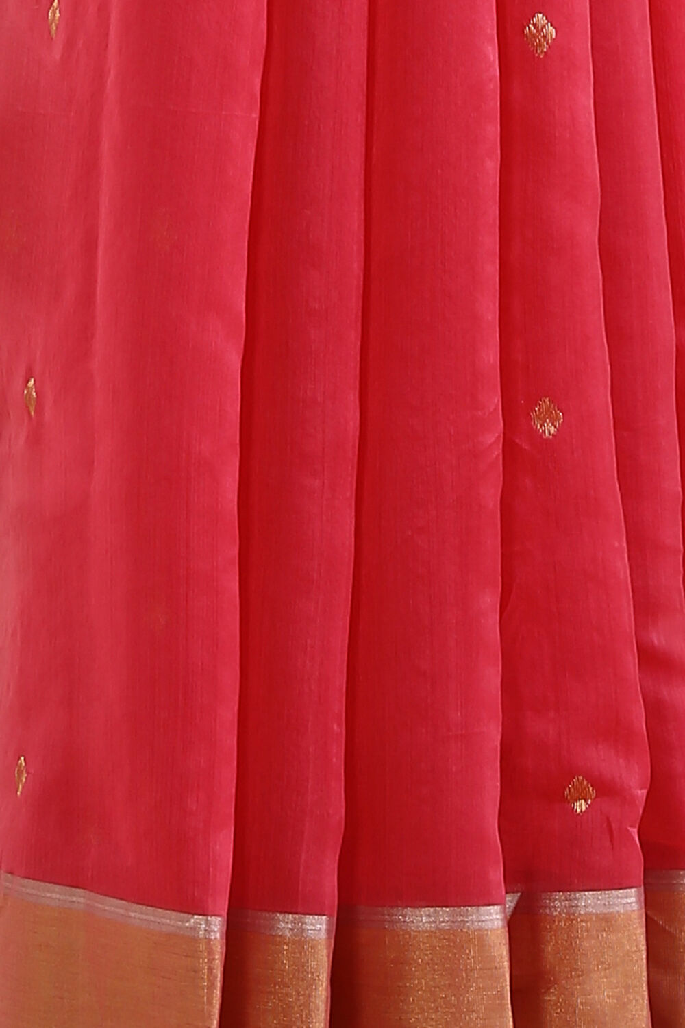 Pink Pure Silk Cotton Chanderi Saree image number null