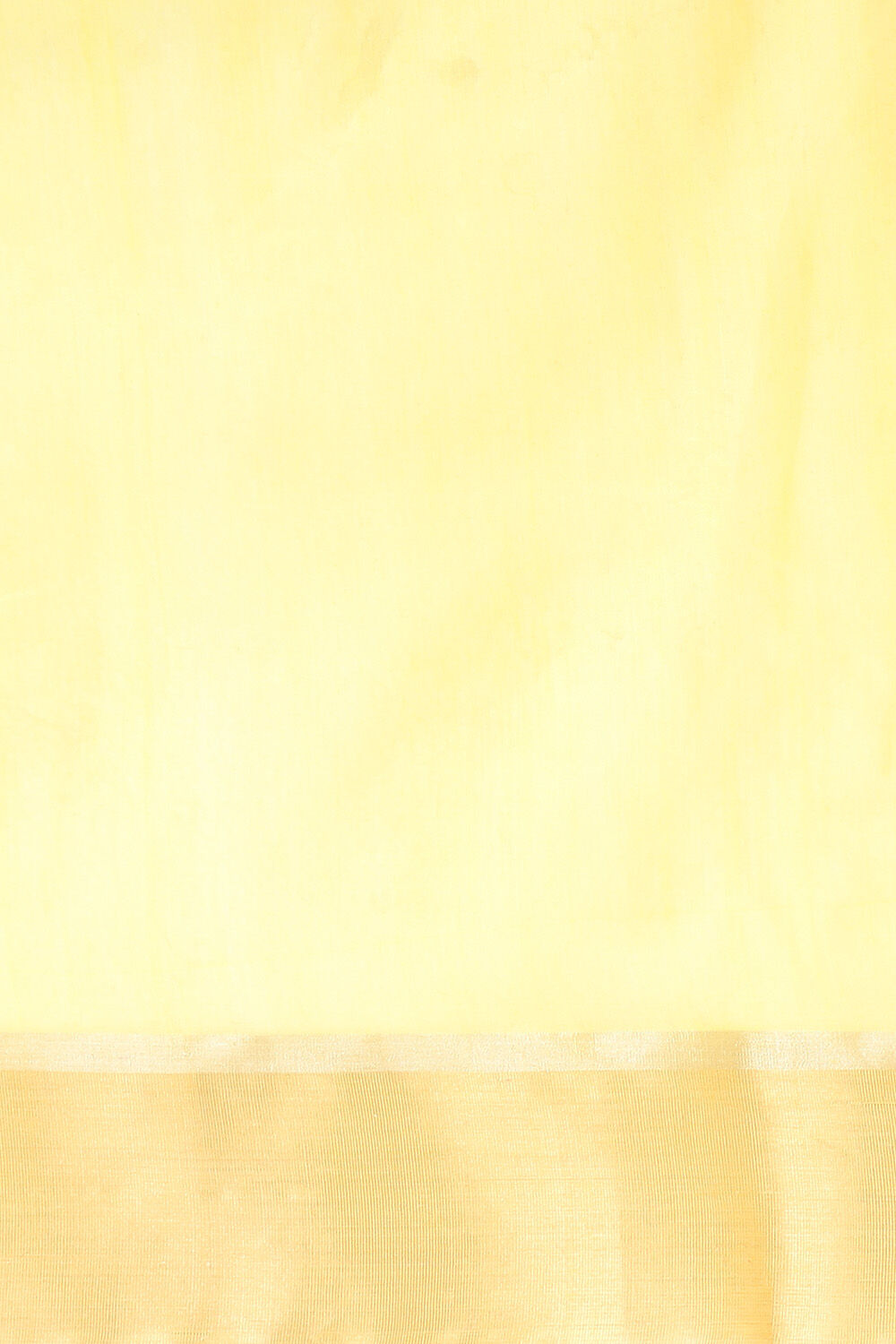 Yellow Pure Silk Cotton Chanderi Saree image number null