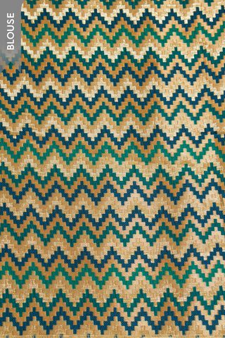 Beige Woven Tissue Viscose Saree thumbnail image number null