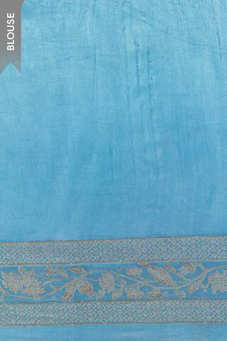 Blue Woven Pure Viscose Saree thumbnail image number null