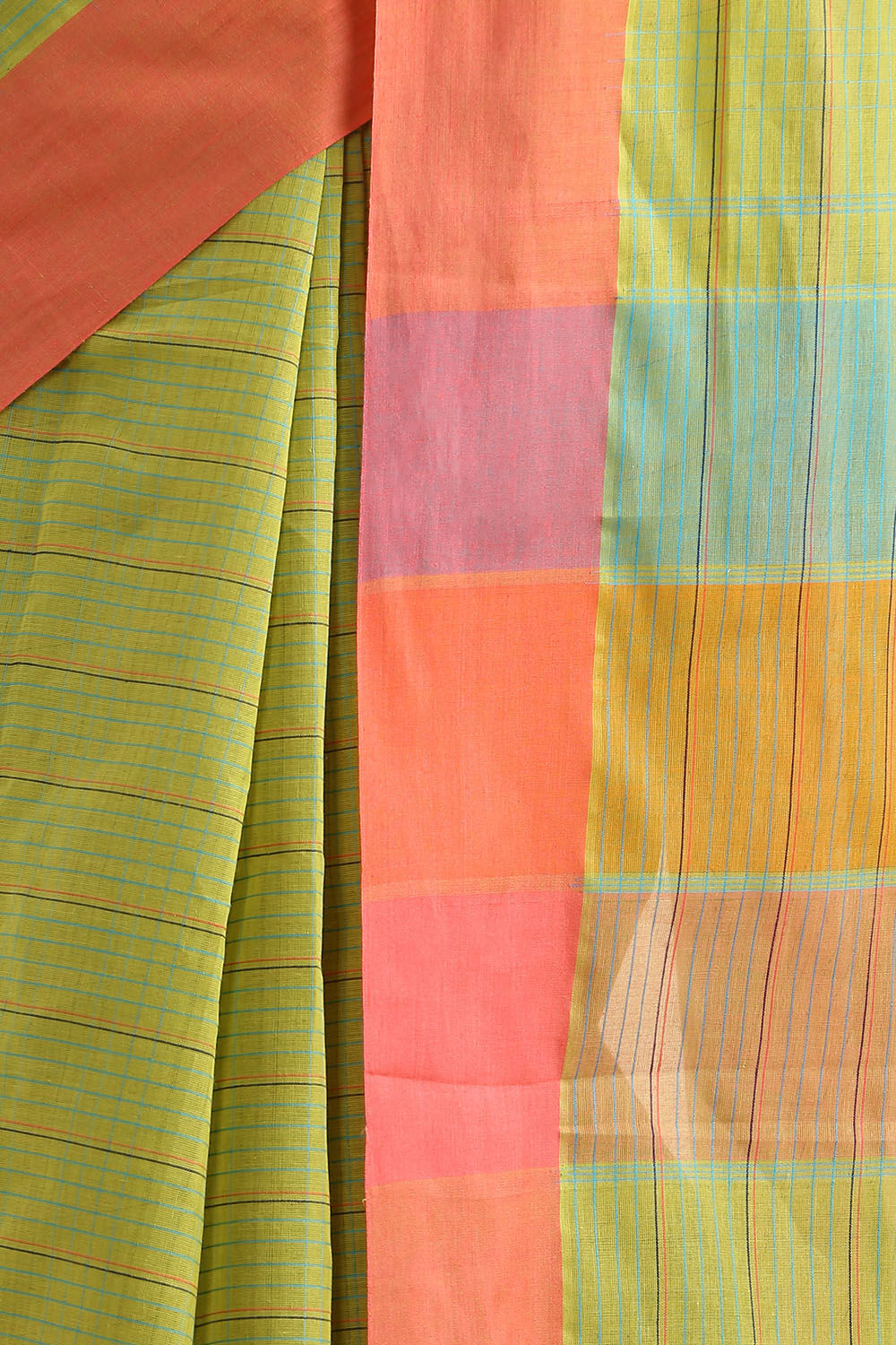 Light Green Pure Cotton Naranyanpet Saree image number null