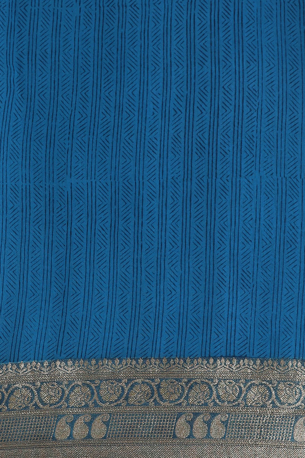 Blue Viscose Pure Georgette Banarasi Saree image number null