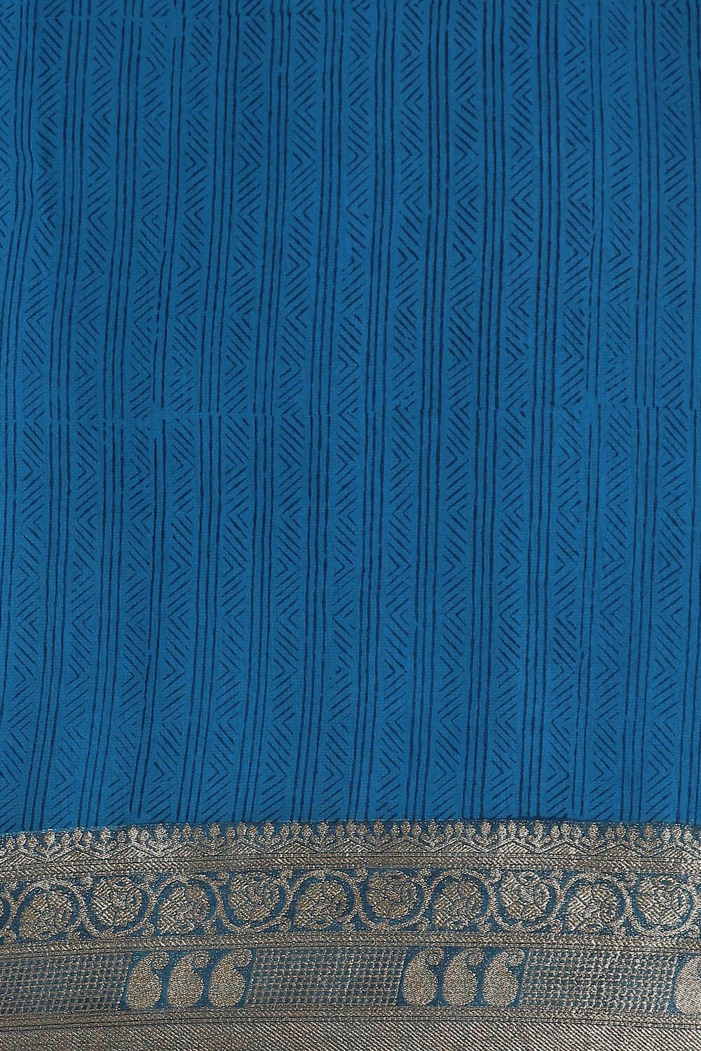 Blue Viscose Pure Georgette Banarasi Saree image number null