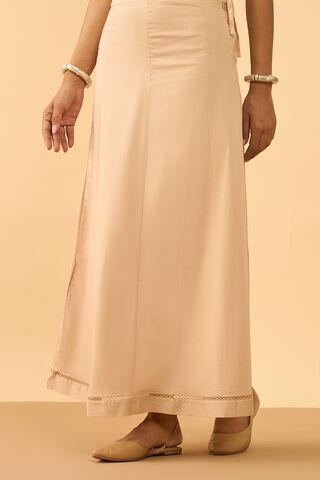 Beige Woven Cotton Lycra Inskirt thumbnail image number null
