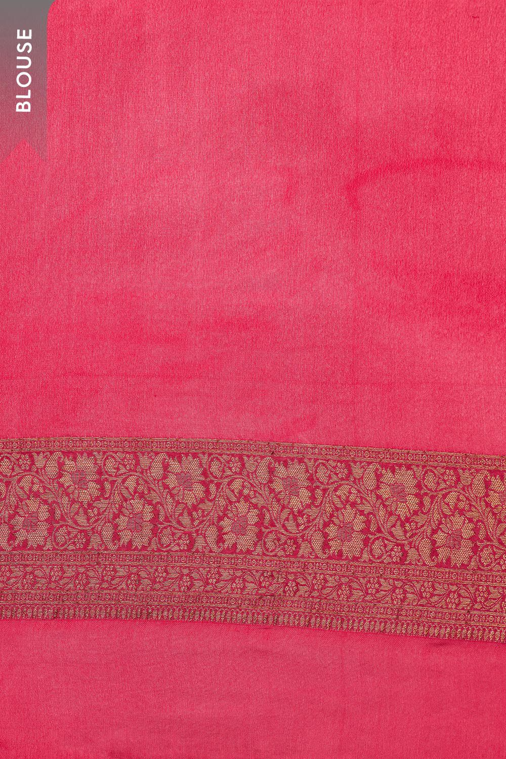 Pink Woven Pure Silk Crepe Saree image number null