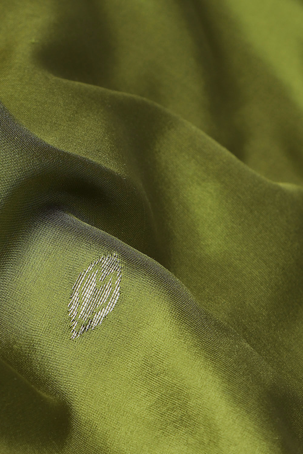 Green Pure Silk Maheswari Saree image number null