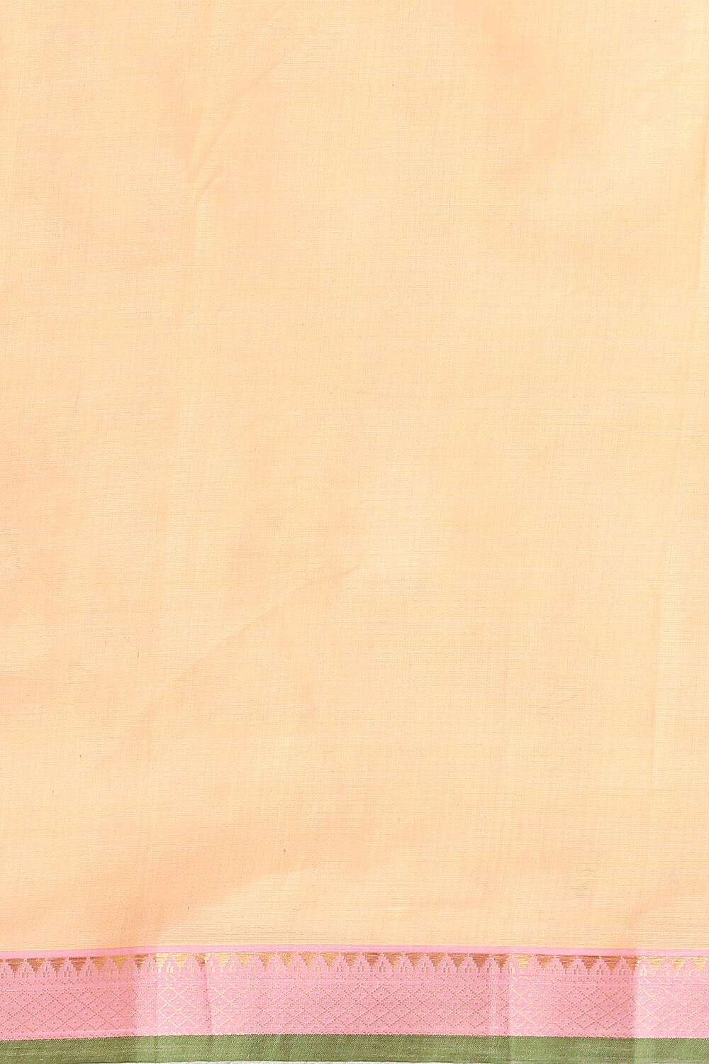 Orange Pure Cotton South Saree image number null